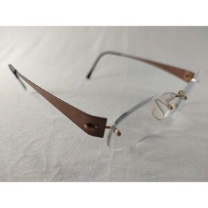 Lindberg Spirit Titanium Rimless Eyeglass Frames Matte Bronze Col. U12 Denmark